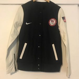 Nike Olympic Team USA Letterman Bomber Jacket NWT